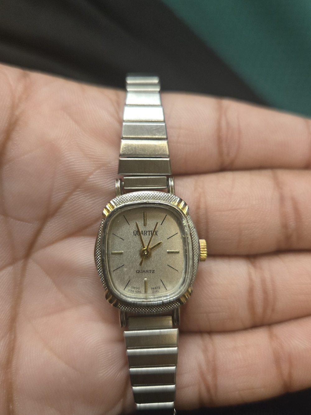 Ladies Two-Tone Silver and Gold Analog Watch